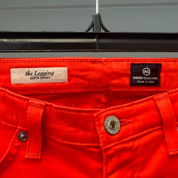 AG Orange The Legging Super Skinny Jeans Size 27R - Picture 1 of 6